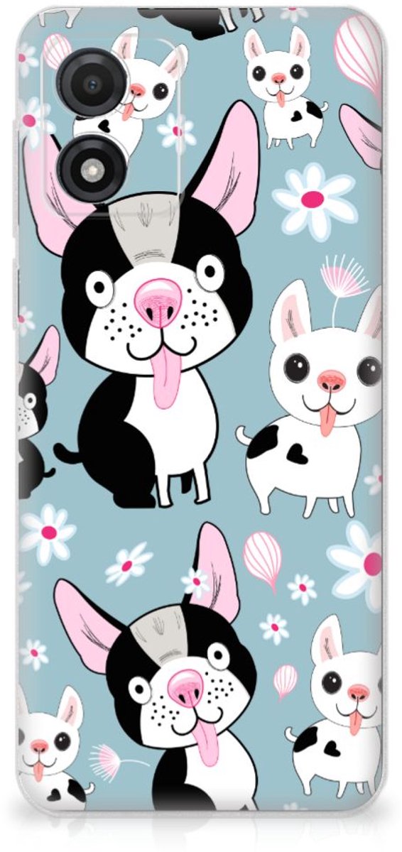 Motorola Moto E13 TPU Hoesje Hondjes