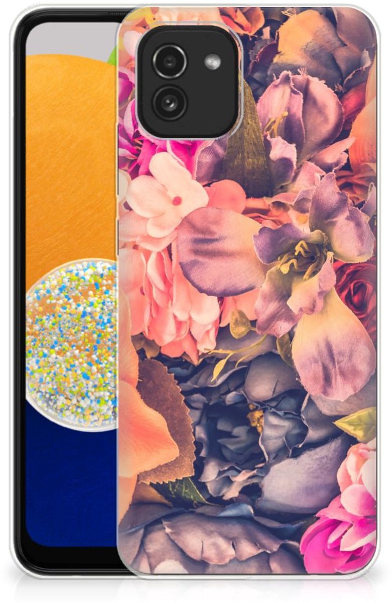 Samsung Galaxy A03 TPU Case Bosje Bloemen