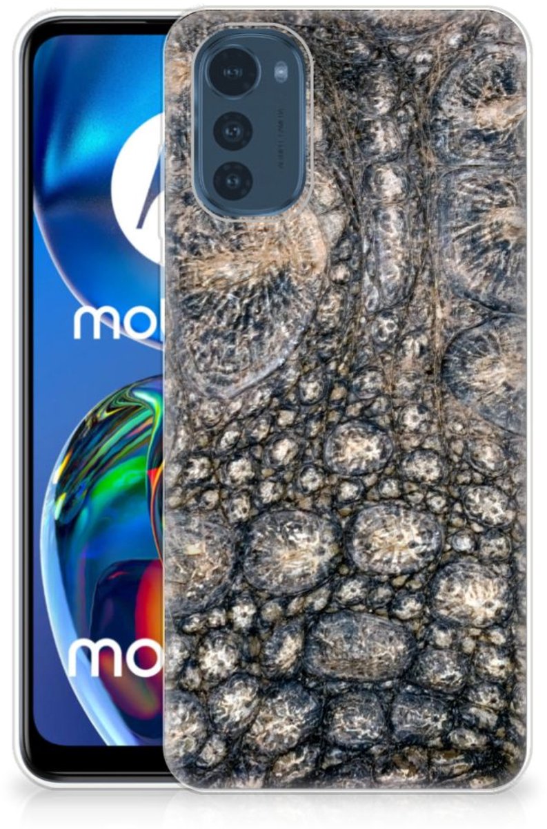 Motorola Moto E32/E32s TPU Hoesje Krokodillenprint