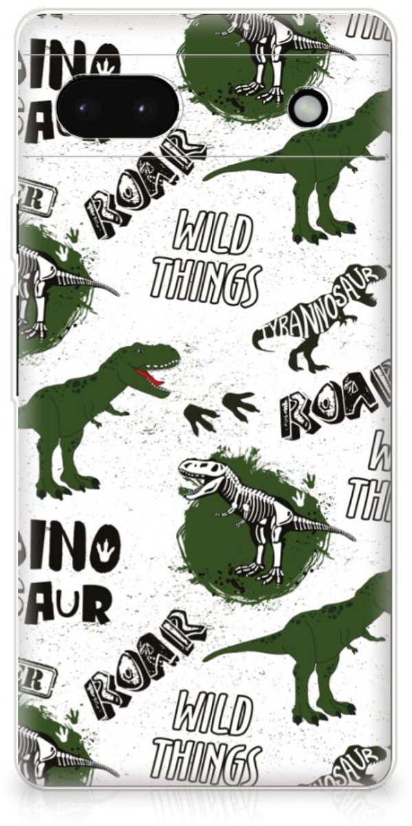 TPU Hoesje voor Google Pixel 6A Dinosaurus