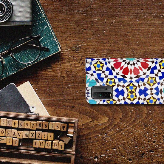 Coque Xiaomi Poco M3 | Mosaïque de sac de téléphone Redmi 9T