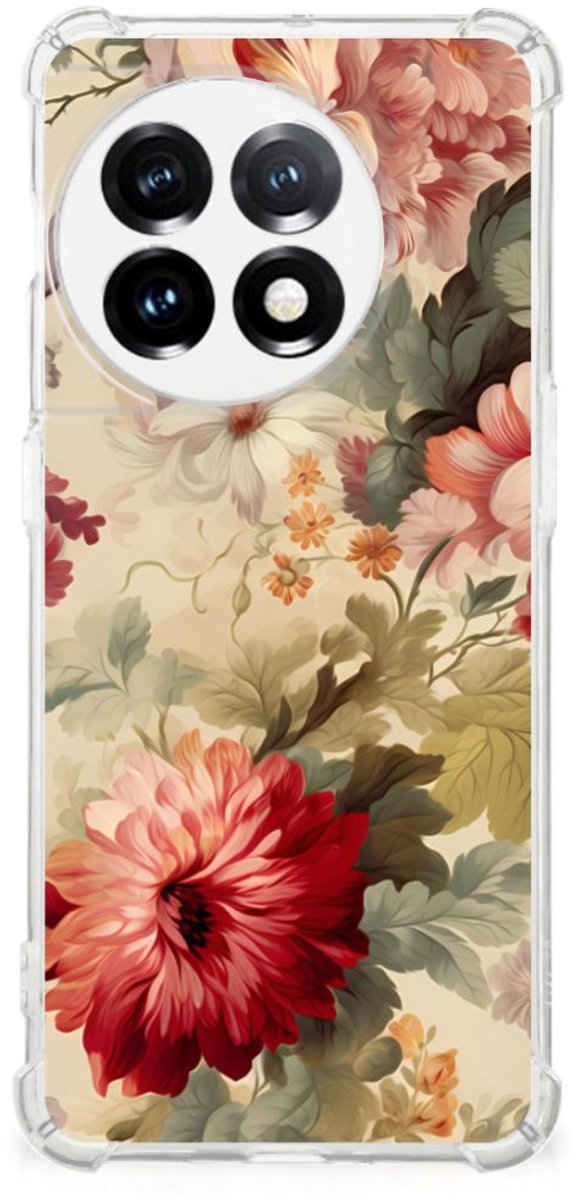 Back Cover voor Case voor OnePlus 11 Bloemen