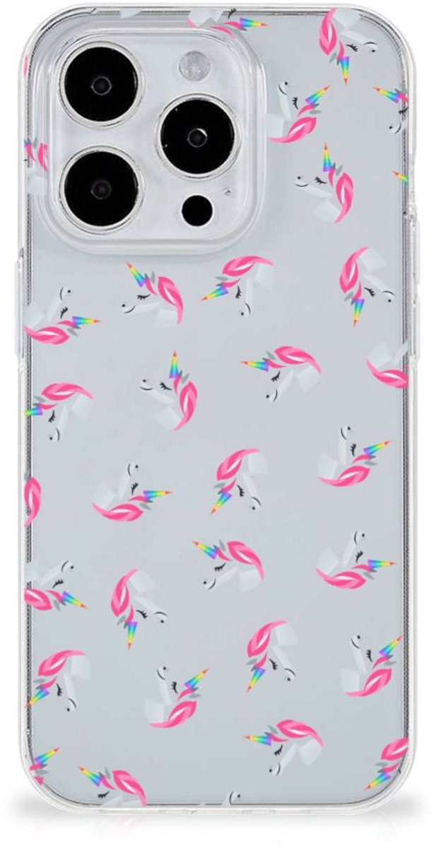 TPU bumper voor iPhone 15 Pro Max Unicorns