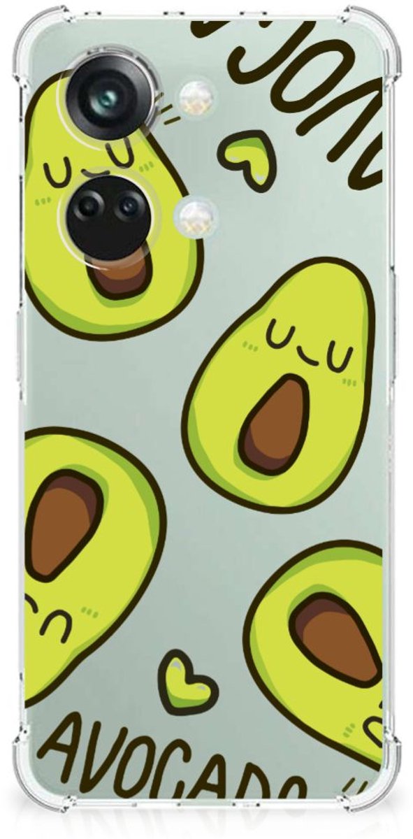 OnePlus Nord 3 Stevig Bumper Hoesje Avocado Singing