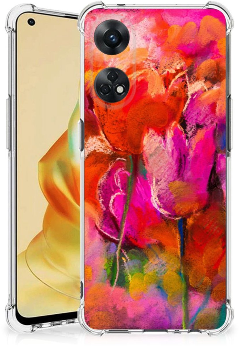 Back Cover OPPO Reno8 T 4G Tulips