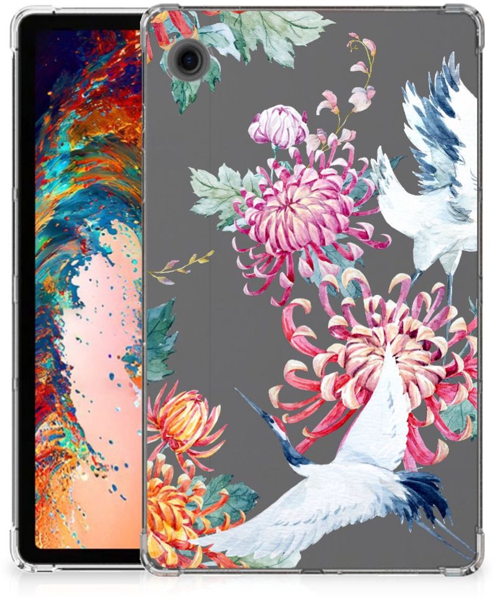 Samsung Galaxy Tab A9 Back Case Bird Flowers