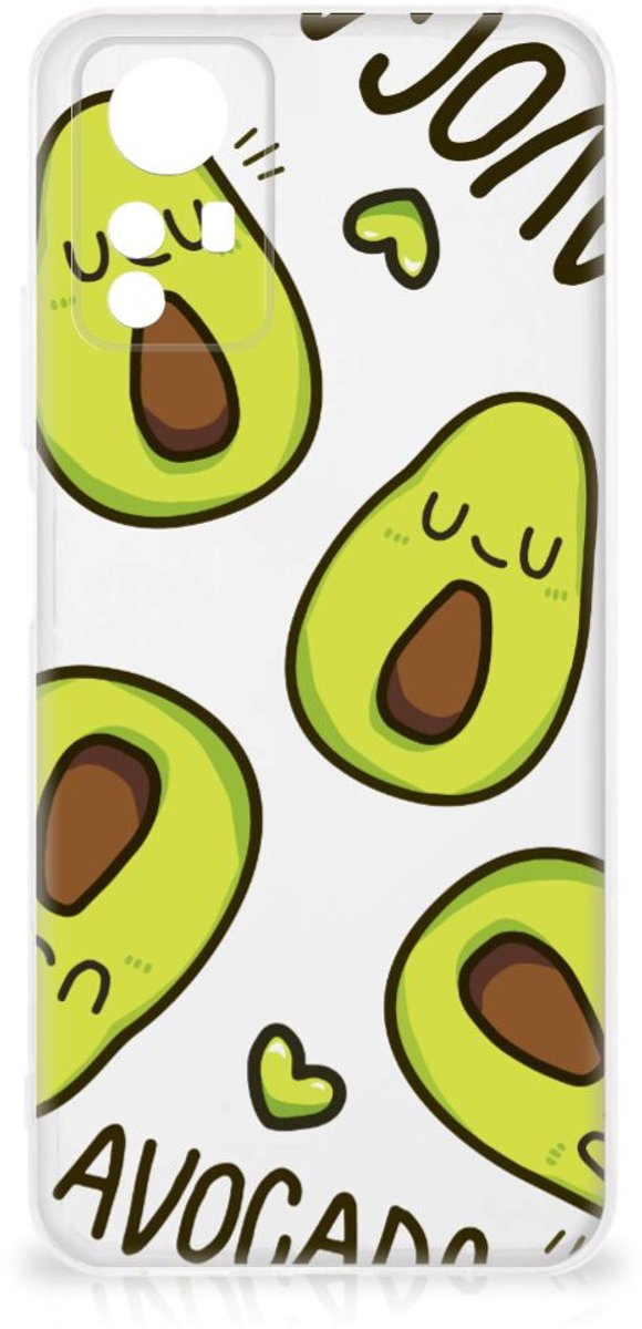 Xiaomi Redmi Note 12S Telefoonhoesje met Naam Avocado Singing