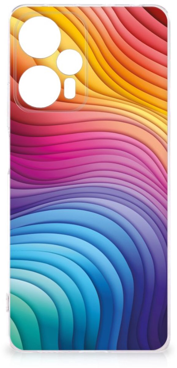 TPU Hoesje voor Xiaomi Poco F5 Regenboog