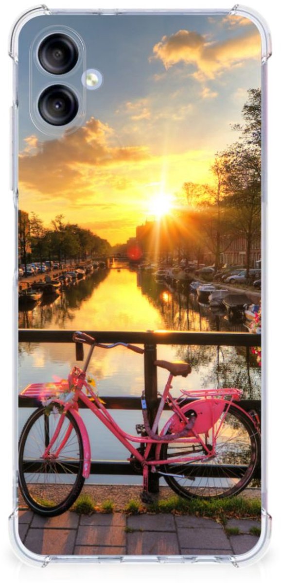 Samsung Galaxy A05 Telefoonhoesje met valbescherming Amsterdamse Grachten