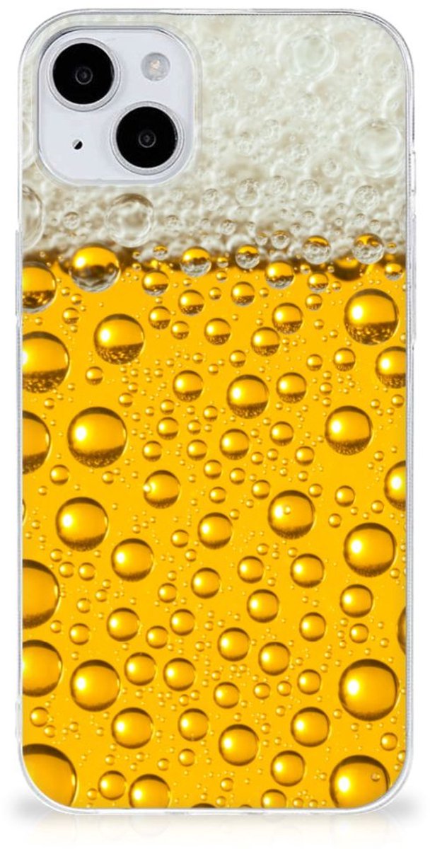 TPU Hoesje voor iPhone 15 Siliconen Case Bier