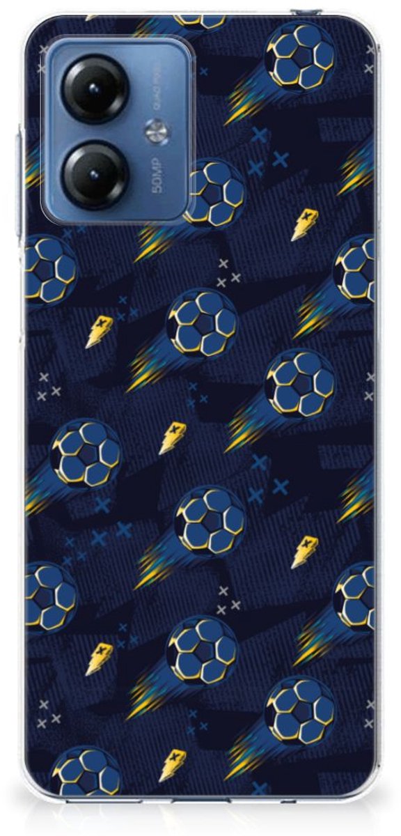 TPU bumper voor Motorola Moto G14 Voetbal