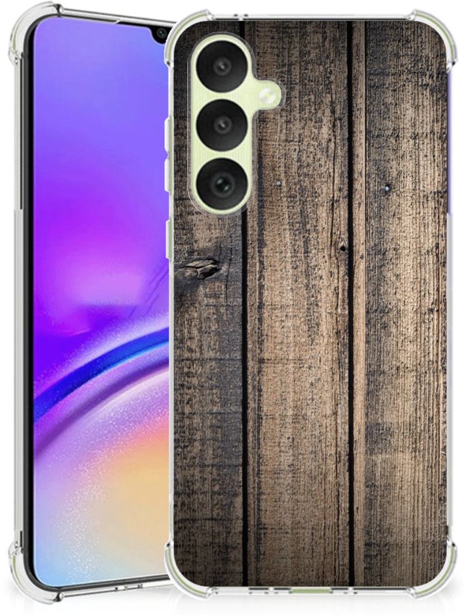 Samsung Galaxy A35 Stevig Telefoonhoesje Steigerhout