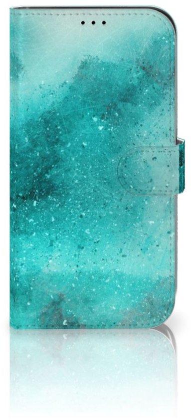 Coque pour téléphone portable iPhone 13 Pro Max Coque Photo Peinture Blue