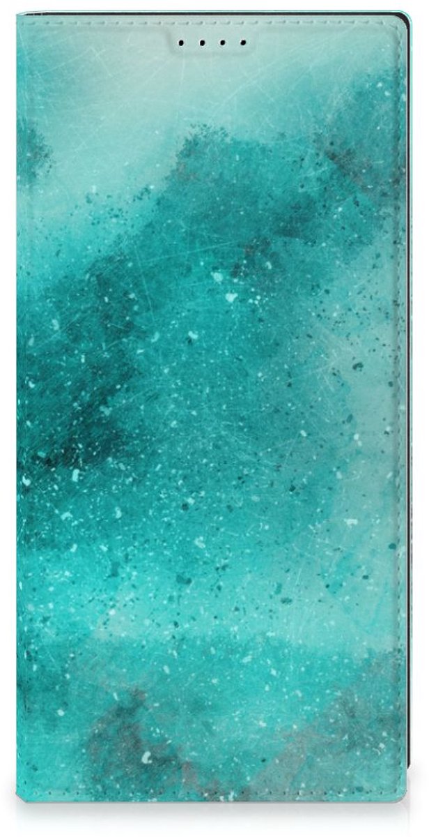 Bookcase Samsung Galaxy S23 Ultra Painting Blue