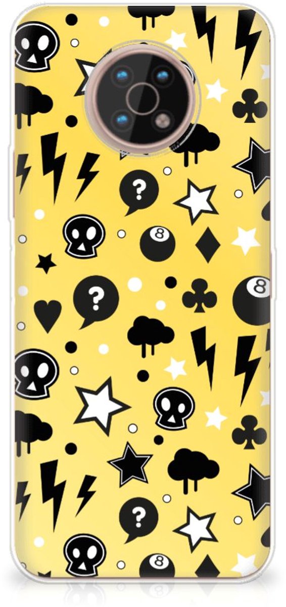 Silicone Back Case Nokia G50 Punk Geel