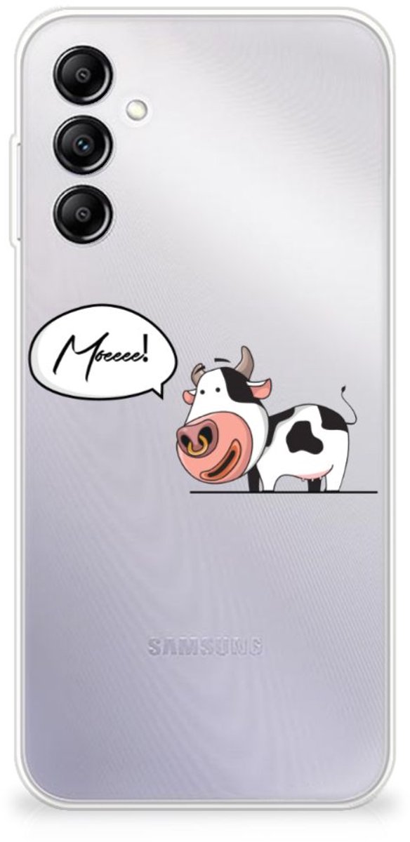 Samsung Galaxy A14 5G Telefoonhoesje met Naam Cheeky Cow