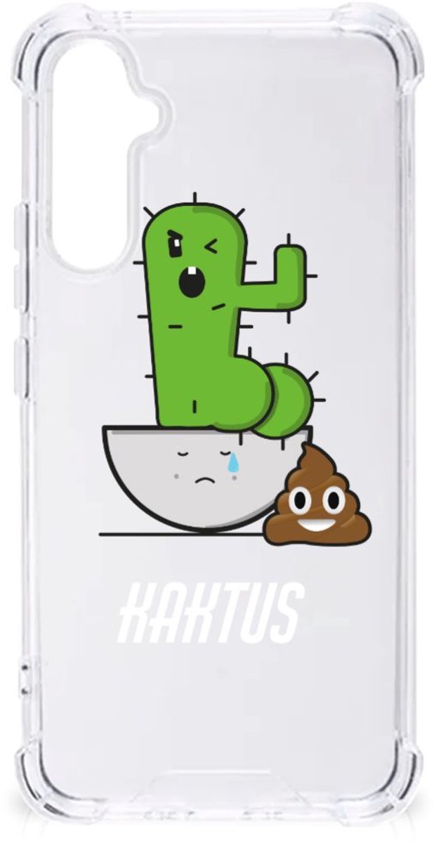 Samsung Galaxy A34 Stevig Bumper Hoesje Cactus Poo