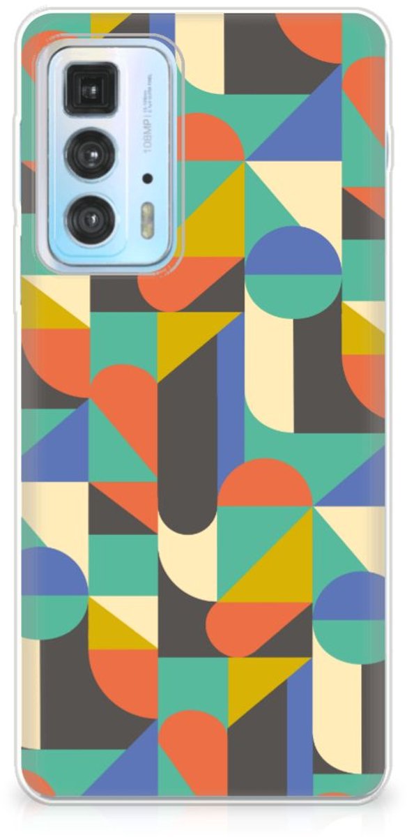 Motorola Edge 20 Pro TPU bumper Funky Retro