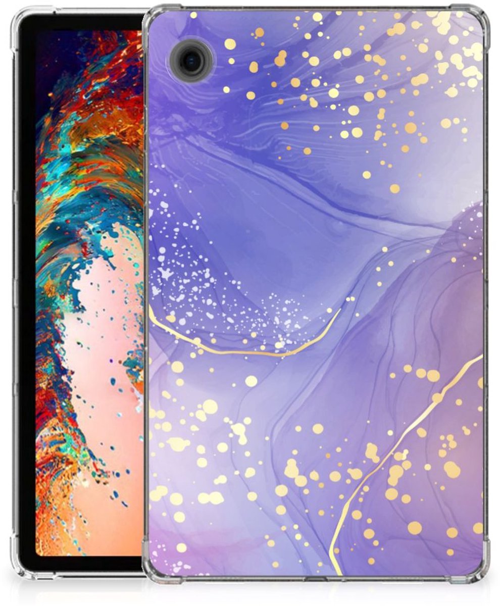 Tablethoes voor Samsung Galaxy Tab A9 Watercolor Paars