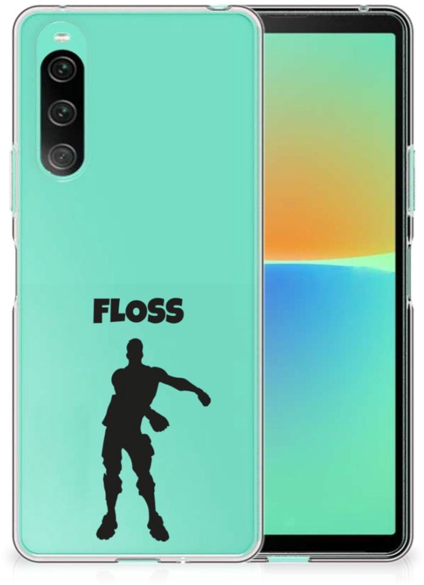 Sony Xperia 10 V Telefoonhoesje met Naam Floss