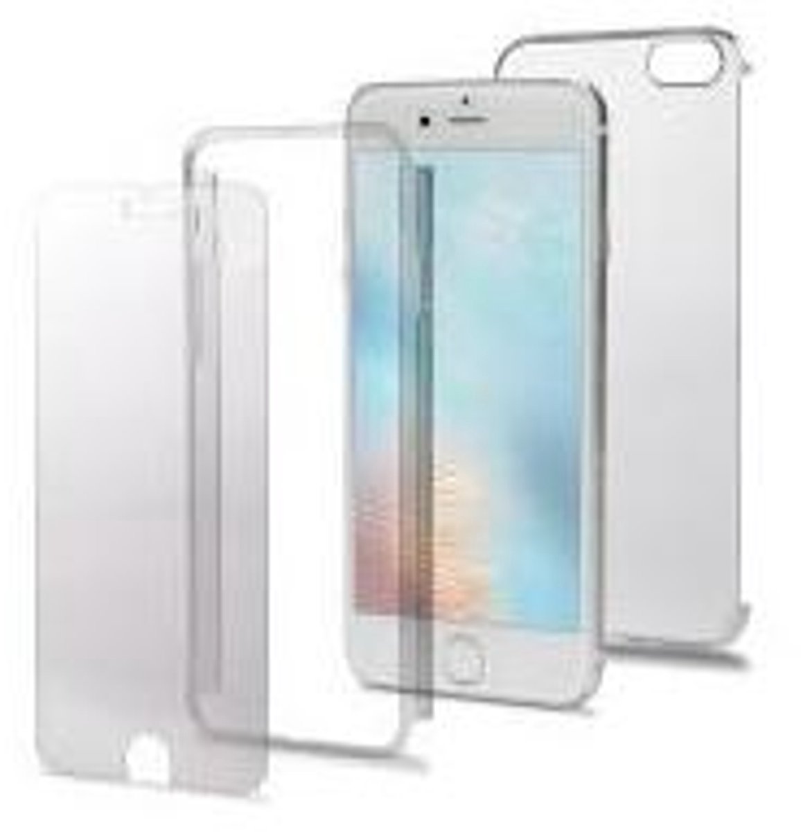 Celly Total Body 360 voor iPhone 7 Plus / 8 Plus - Transparant