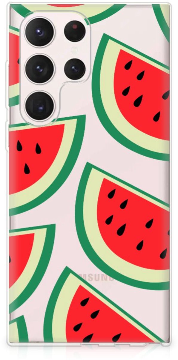 Samsung Galaxy S23 Ultra Siliconen Case Watermelons