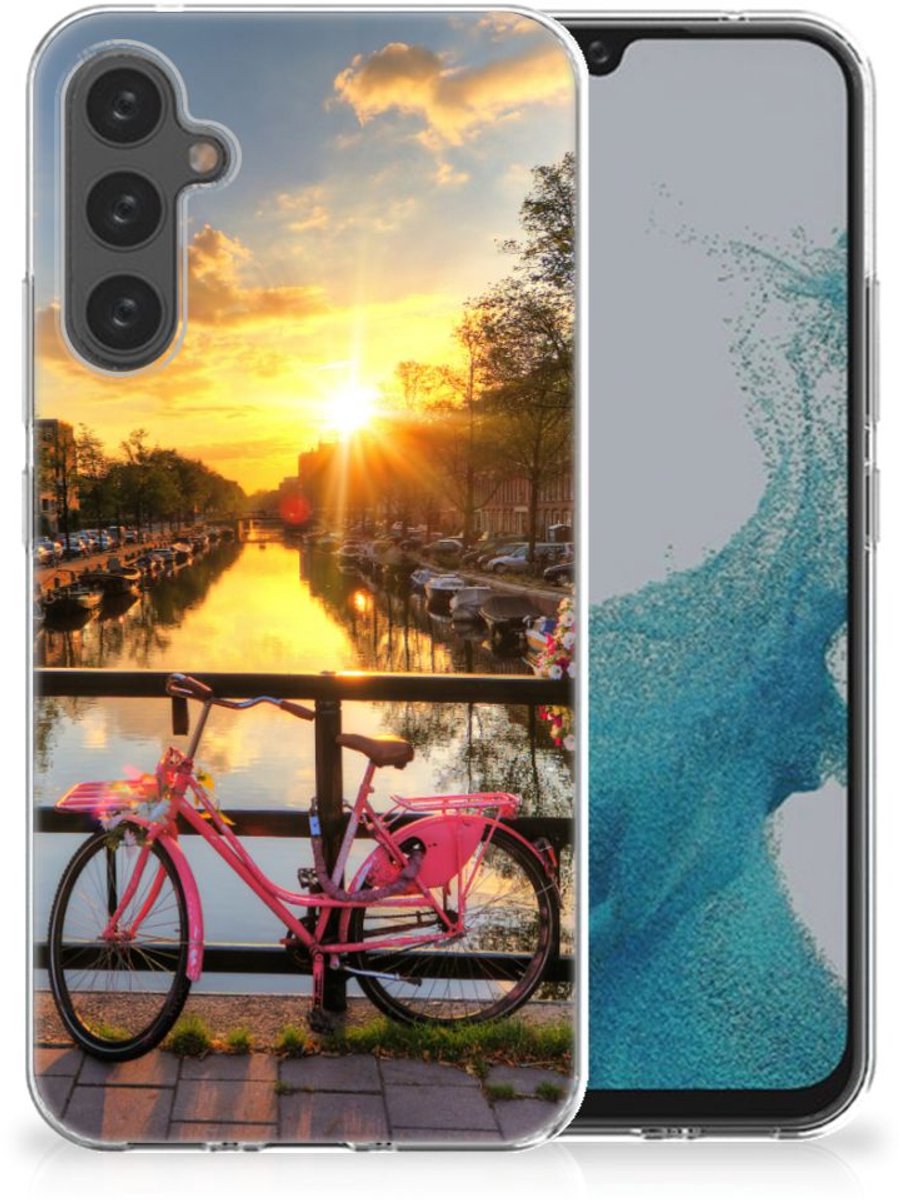 Samsung Galaxy A34 Siliconen Back Cover Amsterdamse Grachten