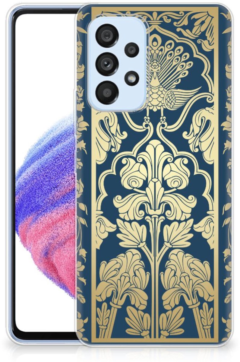 Samsung Galaxy A53 5G TPU Case Beige Flowers