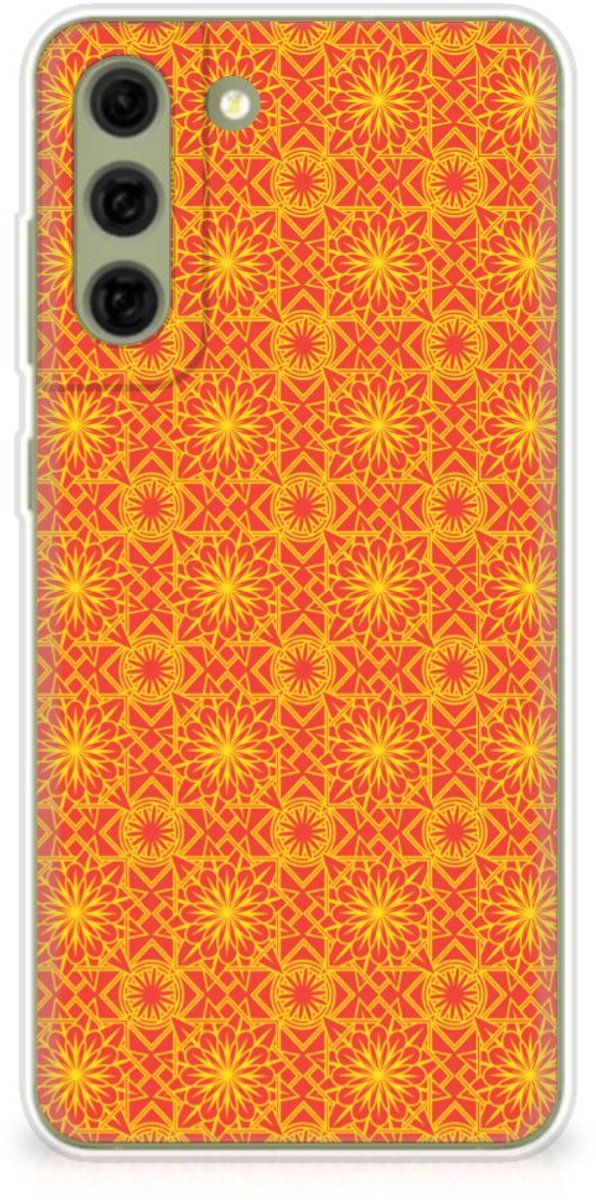 Samsung Galaxy S21FE TPU bumper Batik Oranje