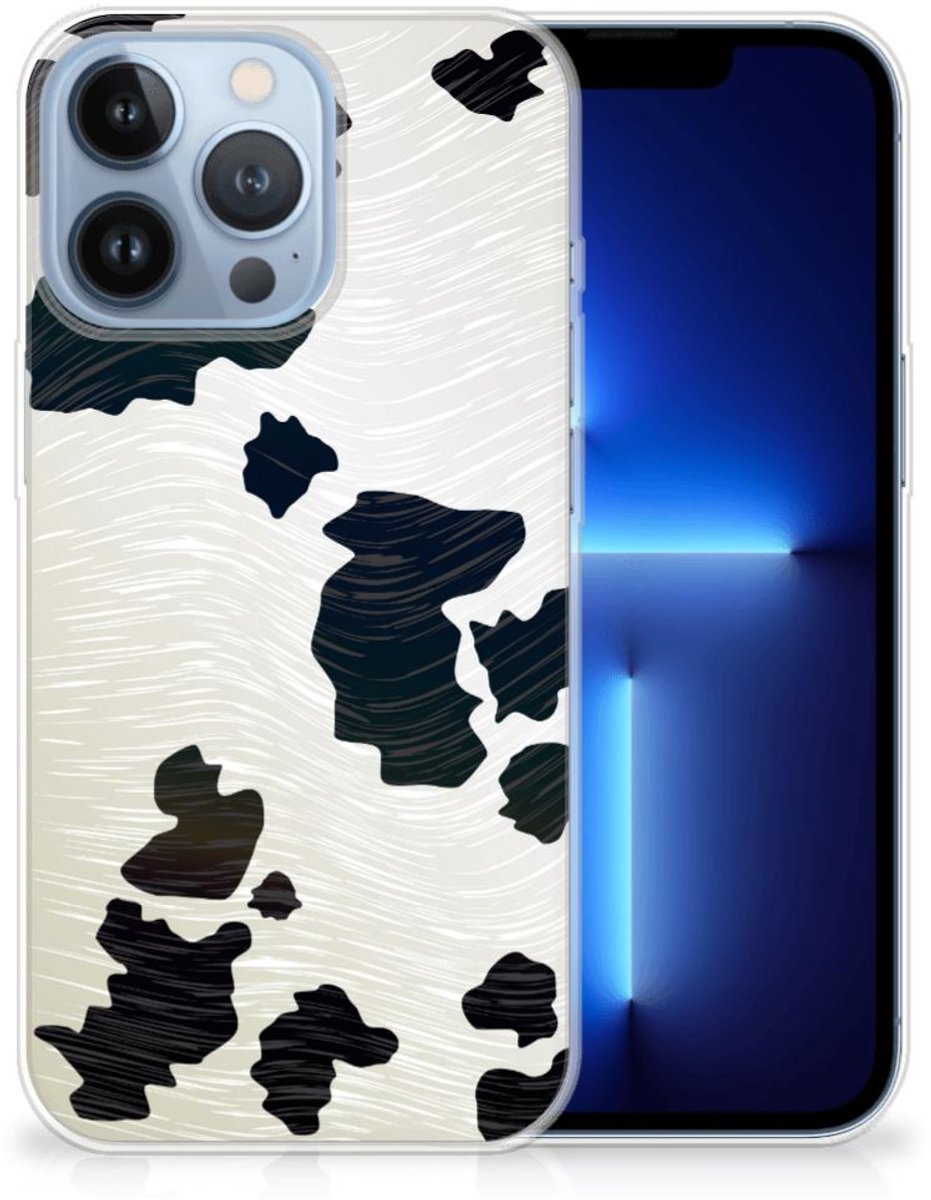 Apple iPhone 13 Pro TPU Hoesje Koeienvlekken