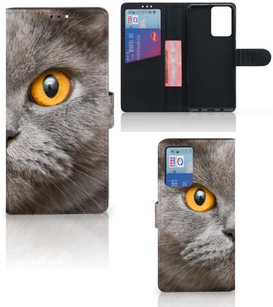 Telefoonhoesje met Pasjes Xiaomi Redmi Note 10 Pro Britse Korthaar