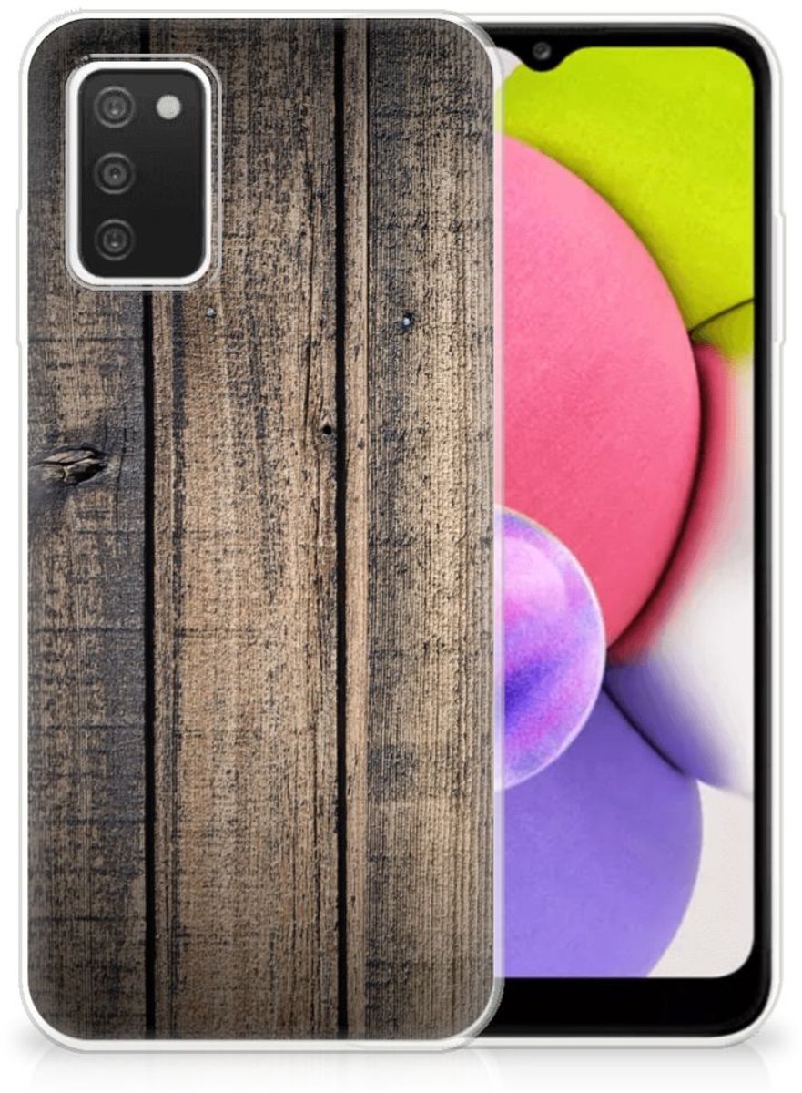 Samsung Galaxy A03S Bumper Hoesje Steigerhout