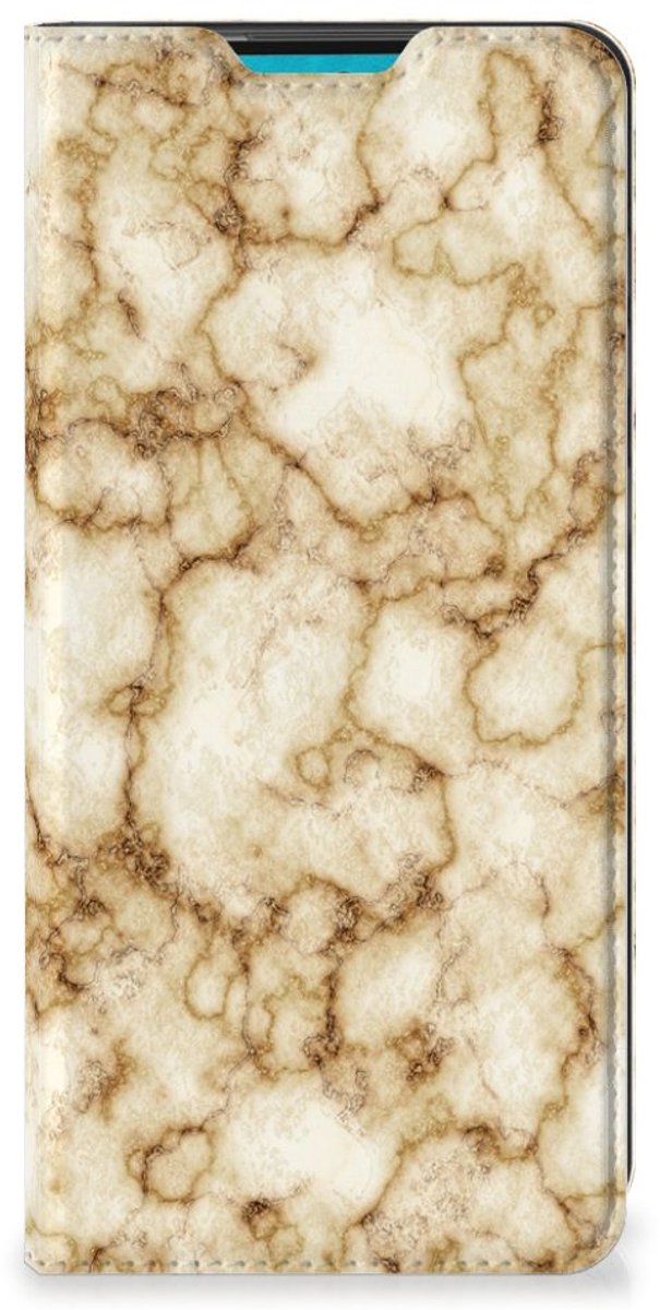 Samsung Galaxy A73 Standcase Marmer Goud