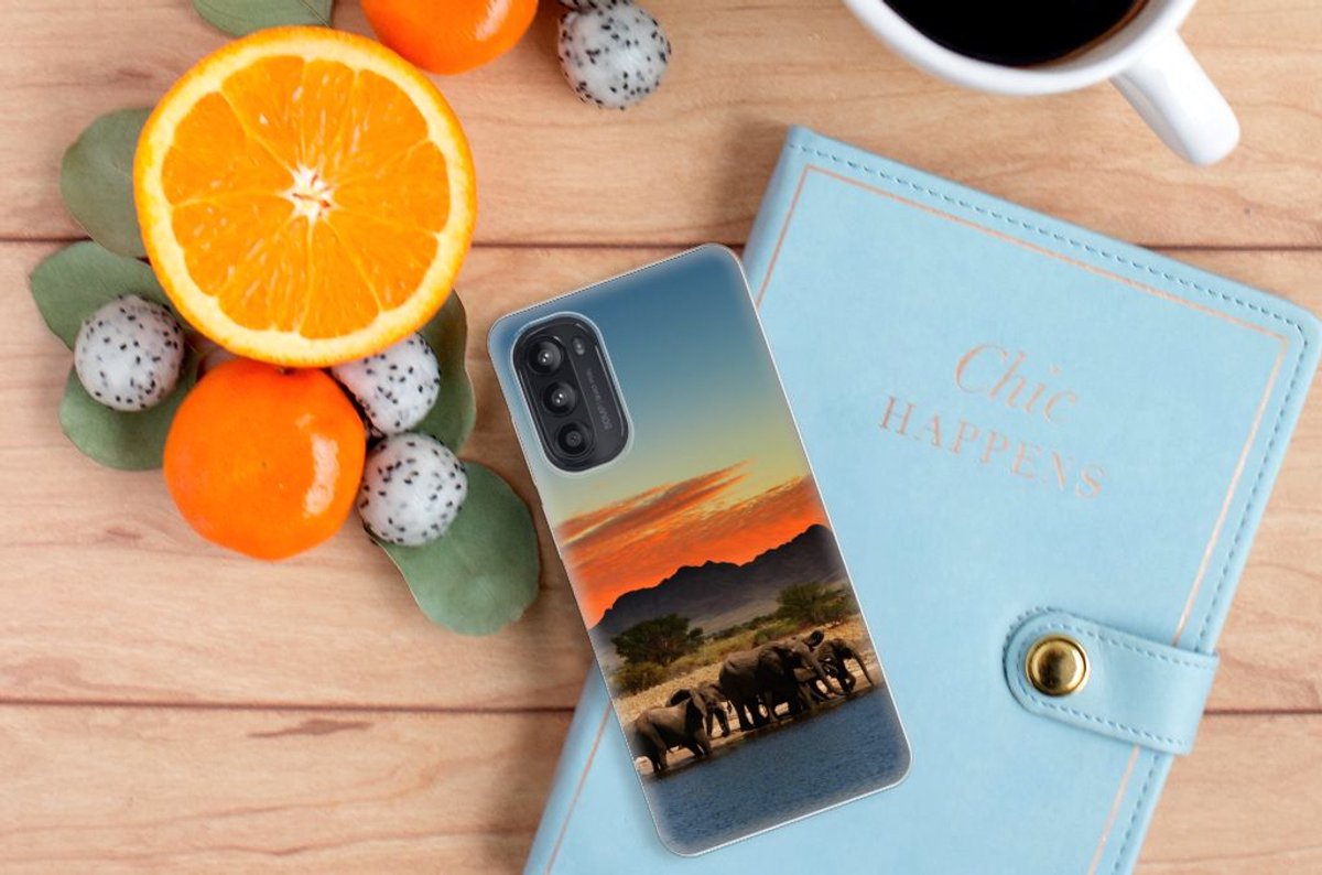 Motorola Moto G52/G82 TPU Hoesje Olifanten