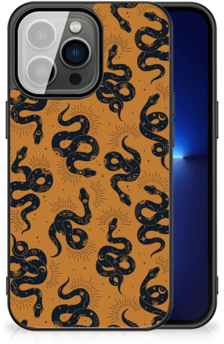 Back Cover voor Dierenprint Telefoonhoesje voor iPhone 13 Pro Snakes