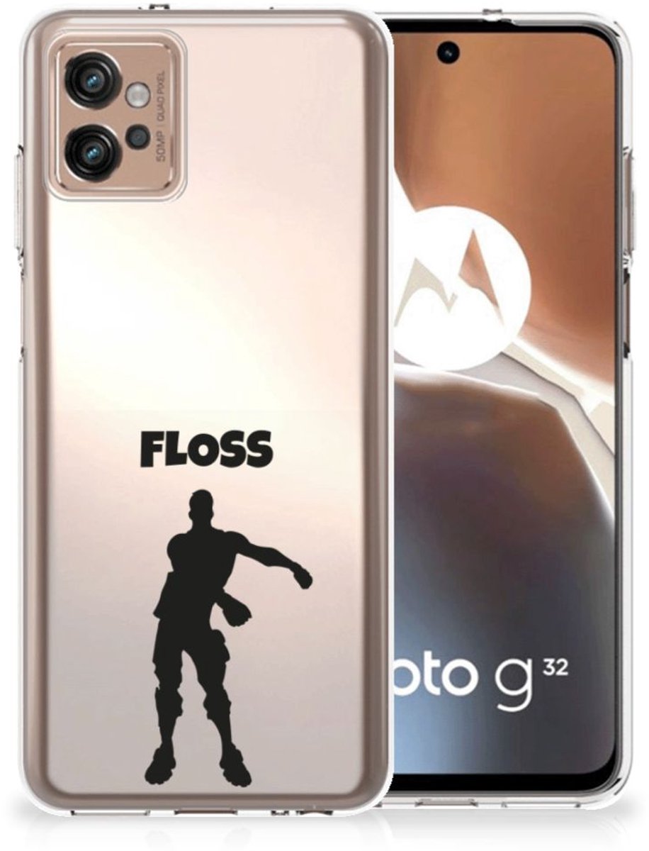 Motorola Moto G32 Telefoonhoesje met Naam Floss