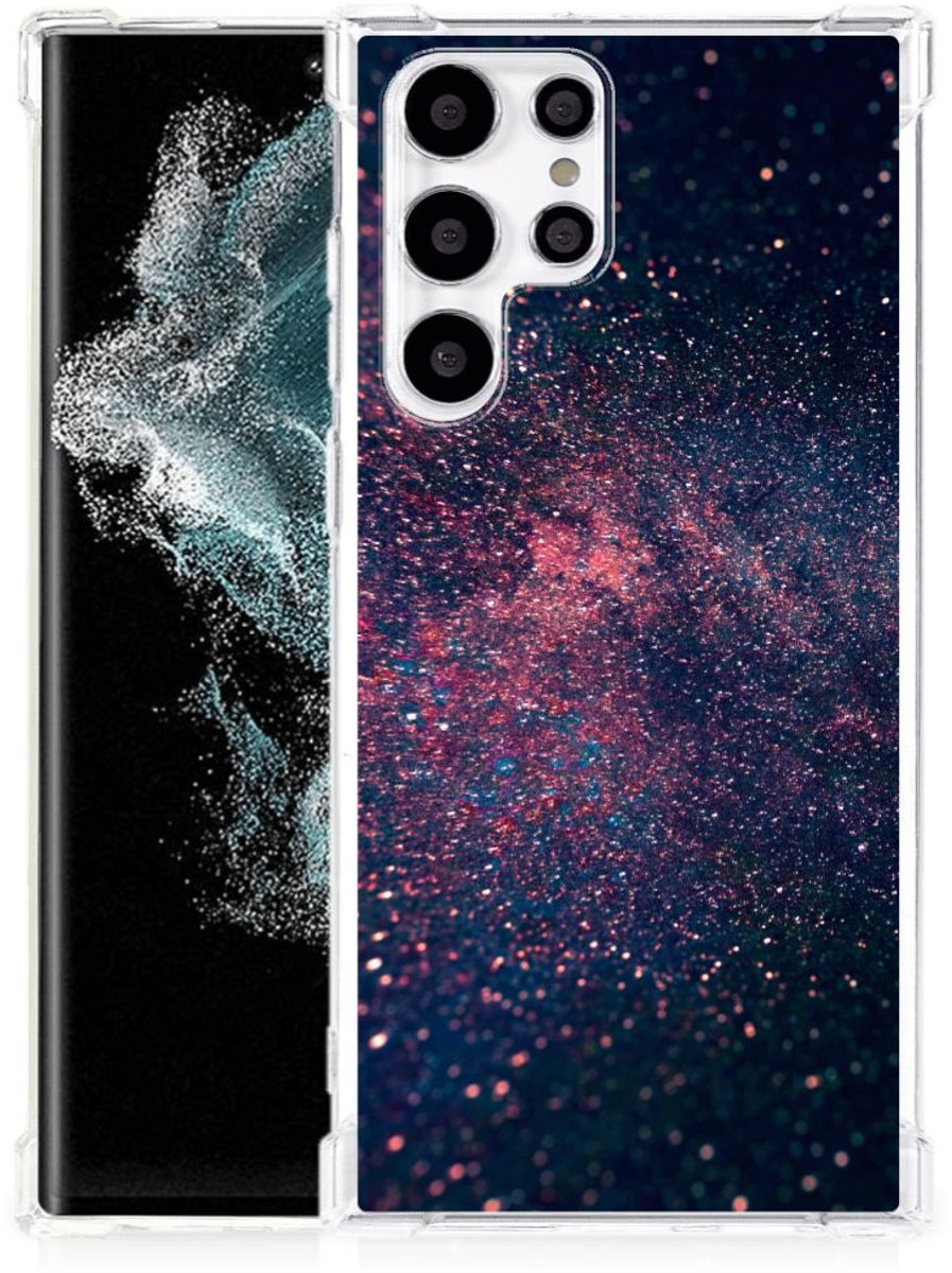 Back Cover voor Samsung Galaxy S22 Ultra Shockproof Case Stars