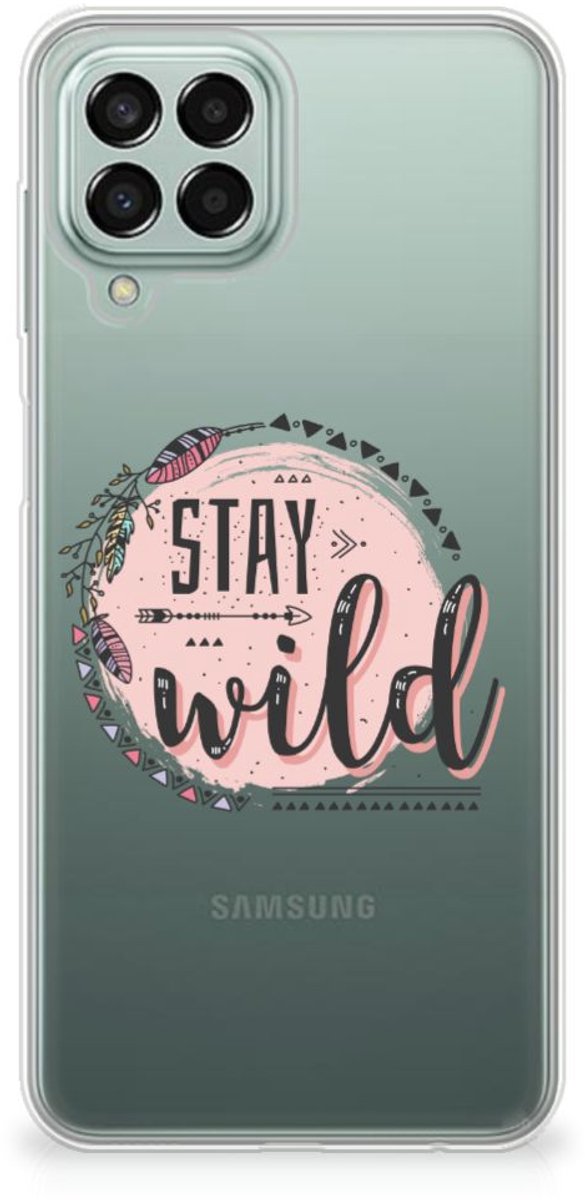 Samsung Galaxy M33 Telefoonhoesje met Naam Boho Stay Wild