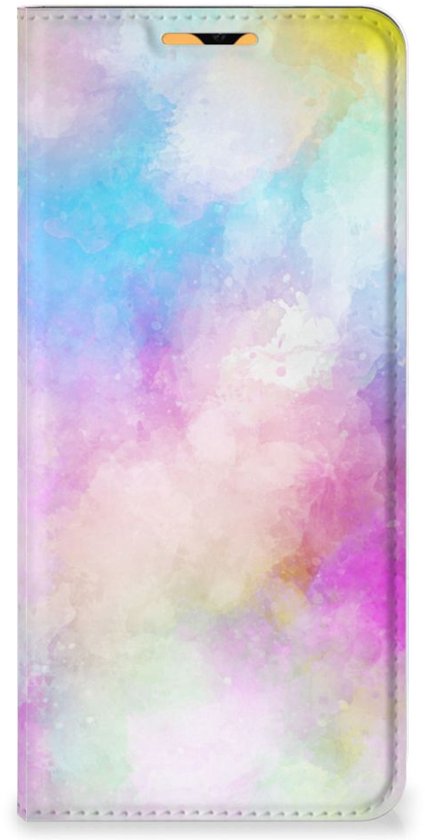 Bookcase Personnaliser OPPO A15 Etui Téléphone Aquarelle Lumière
