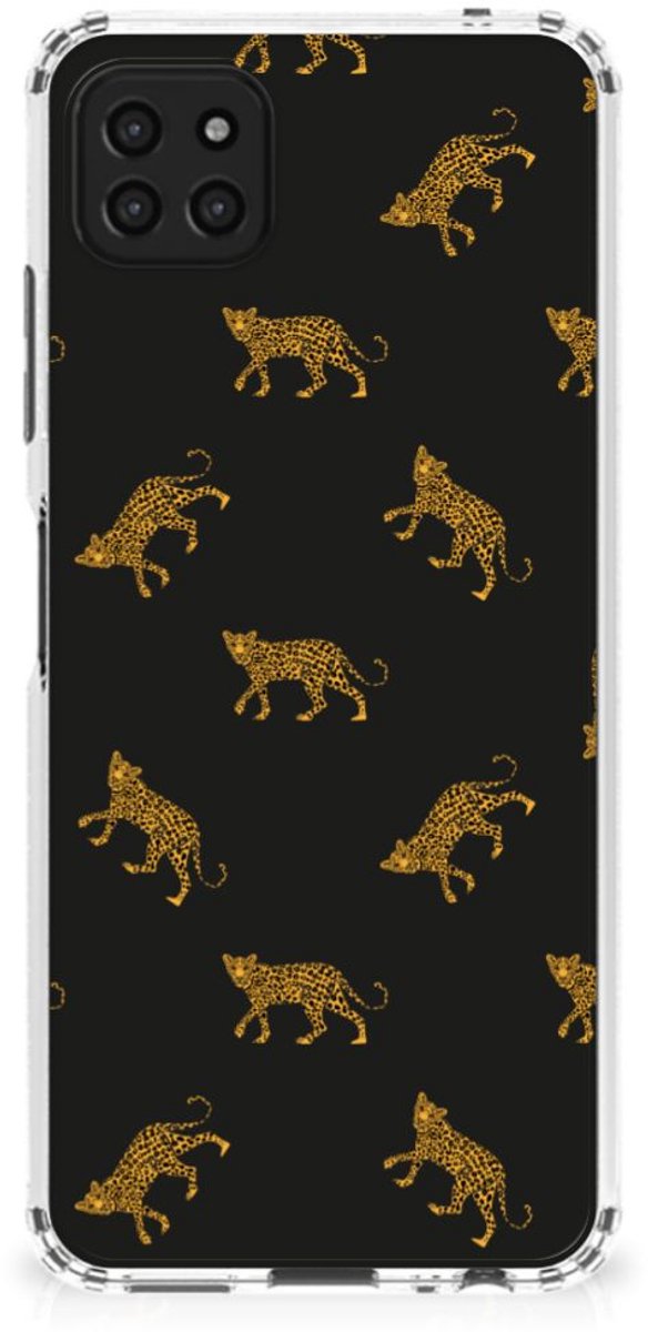 Case Anti-shock voor Samsung Galaxy A22 5G Leopards
