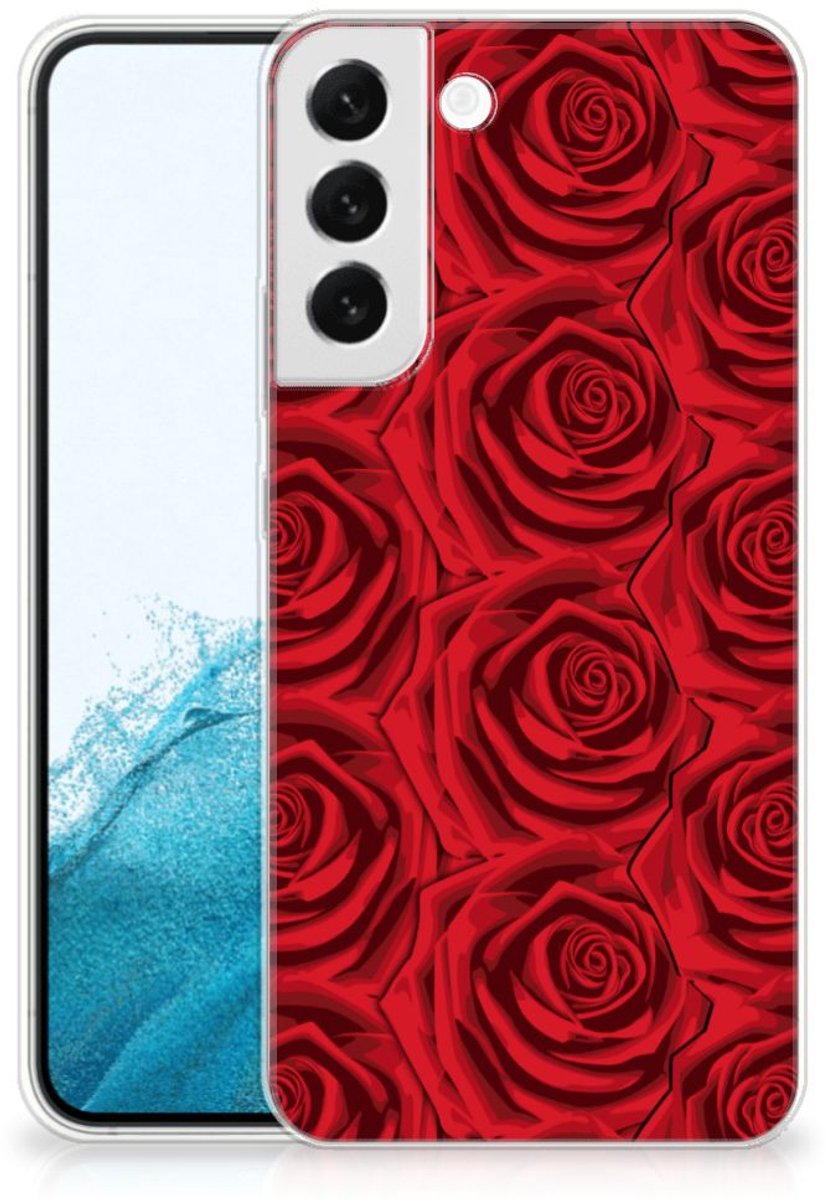 Samsung Galaxy S22 Plus TPU Case Red Roses