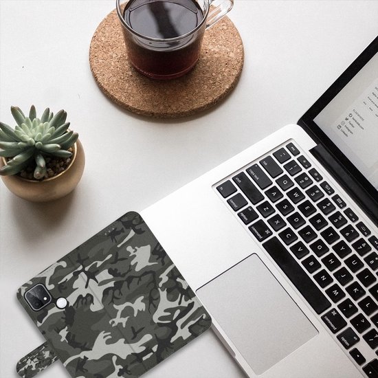 Étui de téléphone OPPO A15 cadeau pour lui Army Light