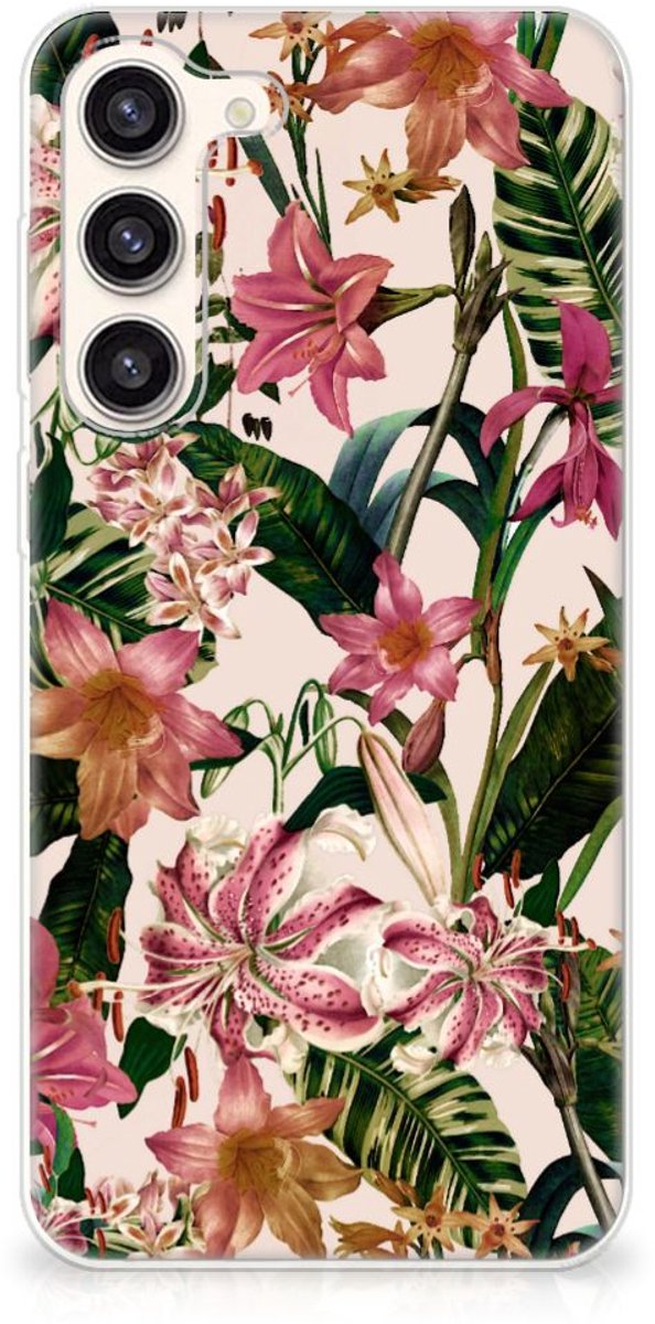 TPU Hoesje voor Samsung Galaxy S23 Plus TPU Case Flowers