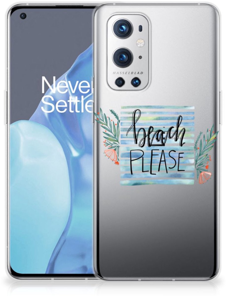 OnePlus 9 Pro Telefoonhoesje met Naam Boho Beach