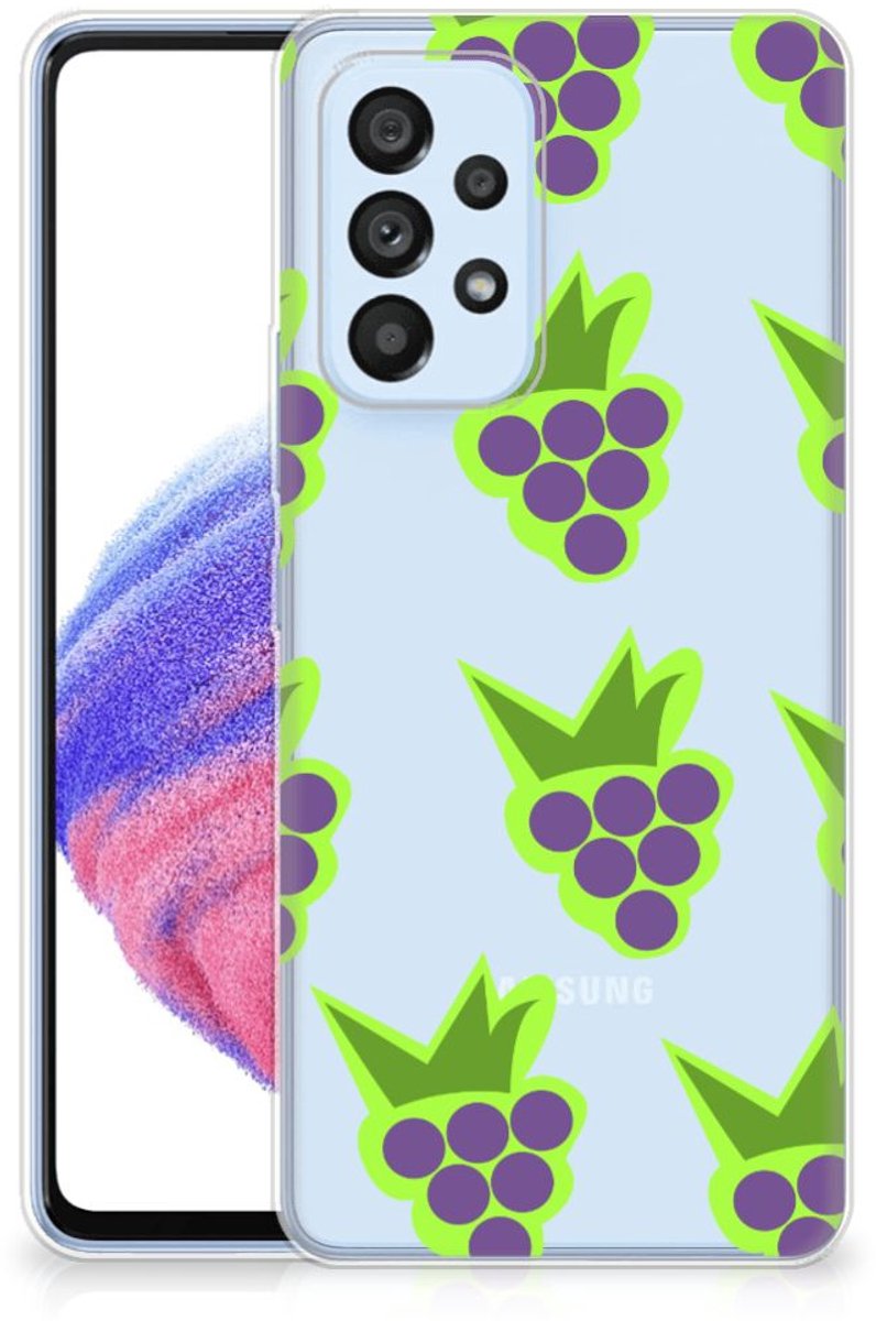 Samsung Galaxy A53 5G Siliconen Case Druiven