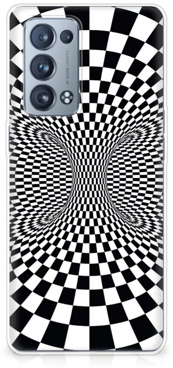 OPPO Reno 6 Pro Plus 5G TPU Hoesje Illusie