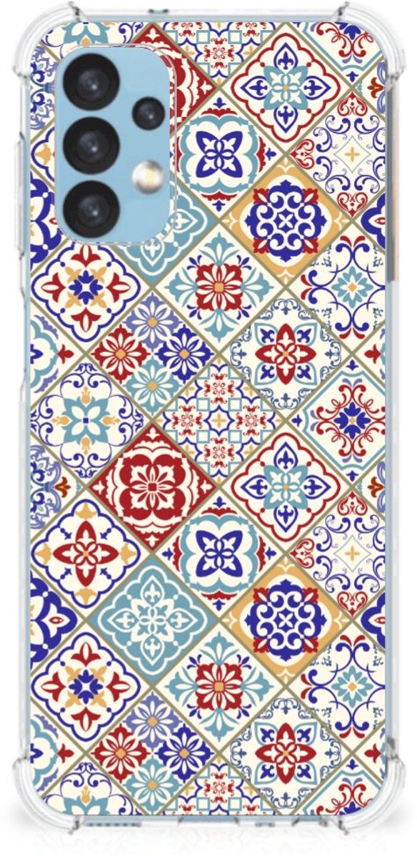 Samsung Galaxy A13 (4G) Anti-Shock Hoesje Tiles Color
