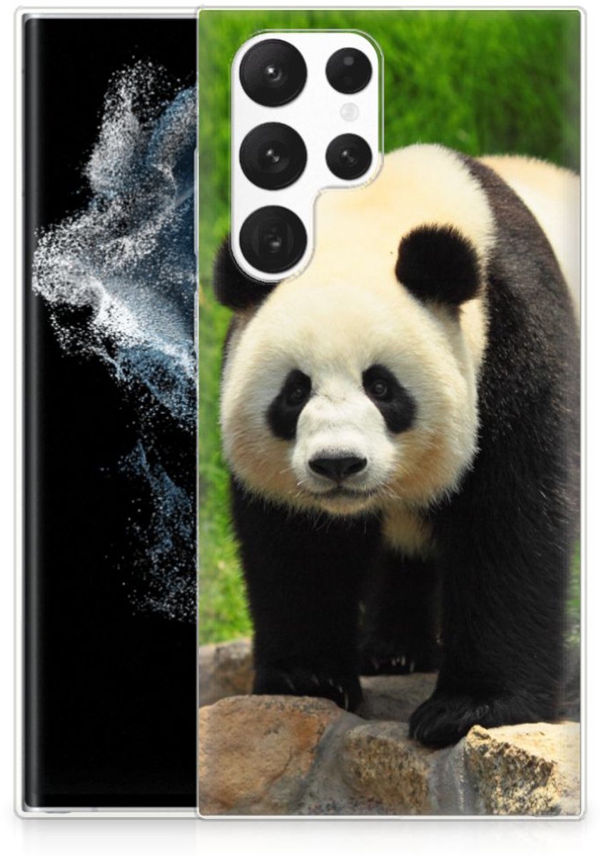 Samsung Galaxy S22 Ultra TPU Hoesje Panda