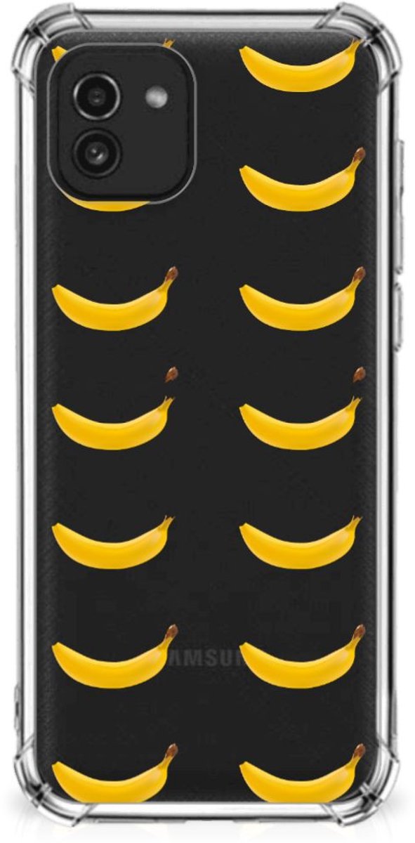 Back Cover voor Samsung Galaxy A03 Beschermhoes Banana