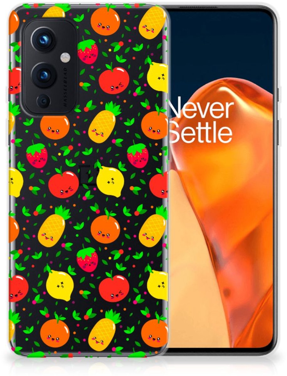 OnePlus 9 Siliconen Case Fruits